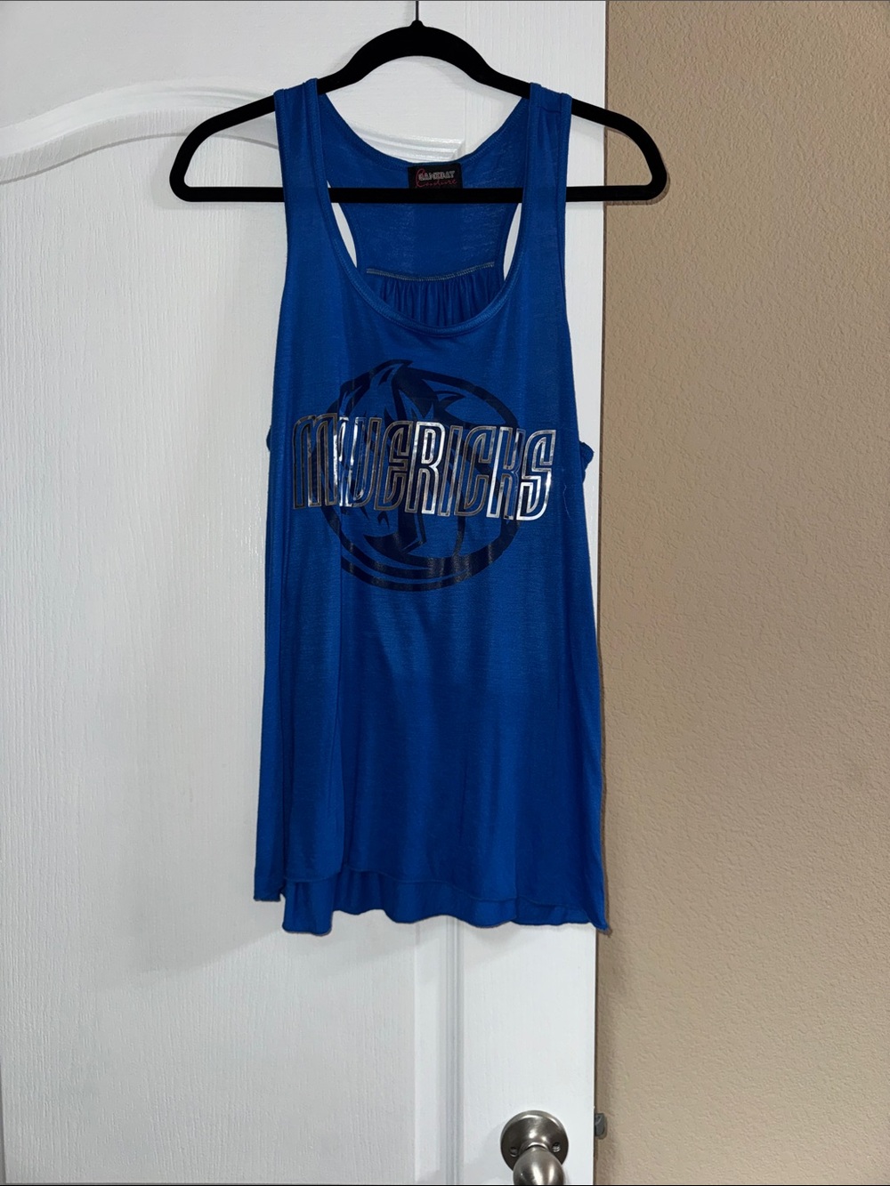 NBA Royal Blue Mavericks Racerback Tank